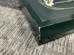 1995 Perrier Jouet Brut Fleur de Champagne Empty Bottle W/ Glasses And Box