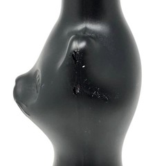 Happy Cat Matte Black Wine Bottle Mosel Reisling Empty Bottle