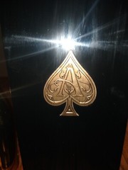 Armand De Brignac Ace of Spades Gold EMPTY Bottle With Case & Protective Case