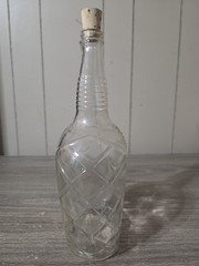 Embossed Grape Lattice Dixie Wine Co Richmond Va Early Glass Bottle One Quart