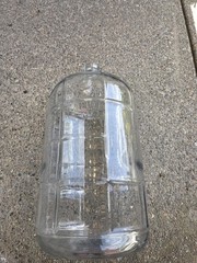 Vintage Italian Glass Jug Carboy 6 Gallon/23 Liters made in Italy.