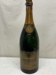 Vintage Piper- Heidsieck Brut Champagne 1953 Empty Sealed Store Display Bottle