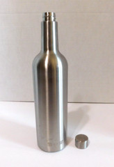 True North Aluminum Wine Bottle 26 Oz 12 Inches Tall 3 In Wide Screw Cap