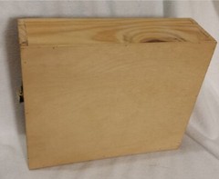 Noble Grapes Concha y Toro Wines Wooden Box EMPTY Lidded Hinged Display Piece
