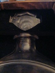 Harley Davidson 36oz Whiskey Decanter w/ Original Wood Box Poconos Mountains New
