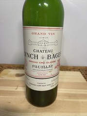 1989 Chateau Lynch Bages Pauillac Empty Bottle No Cork