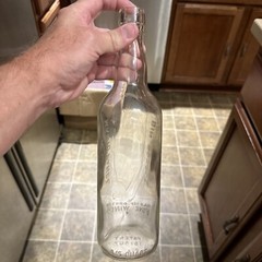 Old Mr. Boston Fine Wines Bottle Magic Panel Bin Bottle 4/5 Quart