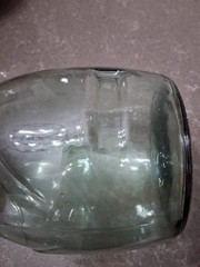 Vintage VidralaSpanish Green Glass Demijohn Wine Carboy Bottle Mold #4632
