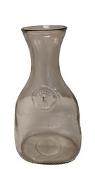 Embossed Paul Masson Since 1855 Glass Wine Carafe Bottle Water Juice Milk 11&Prime; H