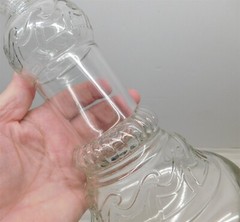 Vintage Tall Glass Decanter Bottle for Wine and Spirits