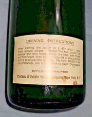 Vtg Perrier Jouet 1978 Brut Champagne green glass 750 mL wine bottle (EMPTY)