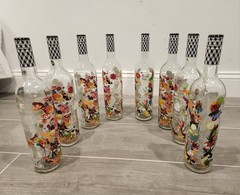 Lot of 8 WOLFFER ESTATE Summer In A Bottle Long Island NYWine Empty Glass 750ML