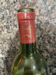 1983 Mouton Rothschild Wine Bottle (empty)