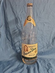 RARE Vtg Pre-prohibition Garrett & Co. Inc. Virginia Dare 14¾ » Tall Wine bottle