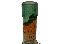Vintage 1955 Orvieto Melini Wicker Wrapped 23 oz Italian Wine Bottle Empty