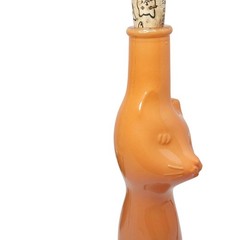 Happy Cat Moselland Orange Opaque Cat-Shaped Empty Wine Bottle 2023 Rheinhessen