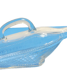 London Glass Wine Bottle Ship-Shaped Empty 11.5&Prime; Decorative Dinner Display