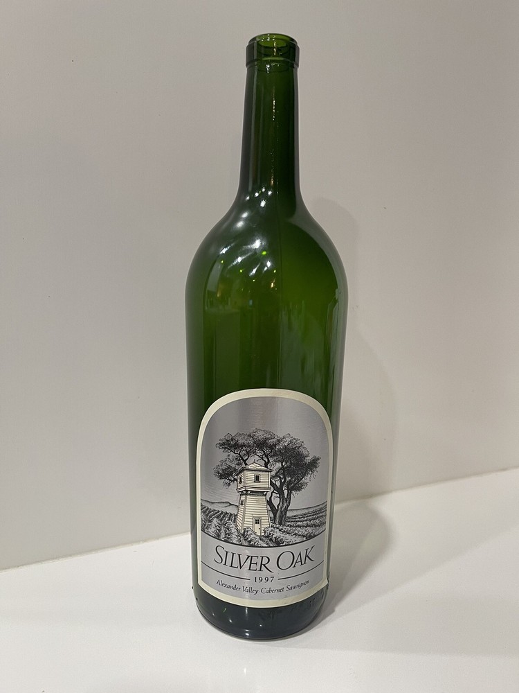 VTG SILVER OAK Wine Bottle Empty Magnum 1.5 Liter 1997 Display Man Cave 90’s