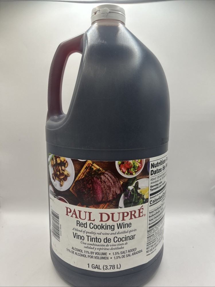 Paul Dupre Red Cooking Wine 1 Gal BB 4/27/26