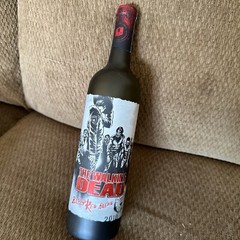 “The Walking Dead” Blood Red Blend Empty Wine Bottle 750ml 2016