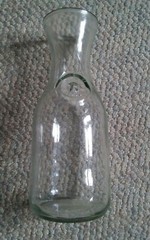 Vintage Clear Glass Paul Masson « Since 1852&Prime; Wine Carafe: 9.5 » tall