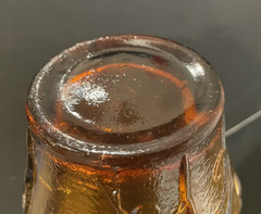 Vintage 22&Prime; MCM 1960s Italy Rossini Empoli Amber Fruit Genie Decanter Bottle 4