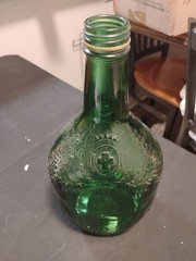 Vtg United Vintners 4555 half Gallon Green Glass Bottle/Established -1881