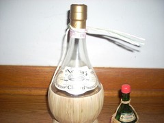 Lot of 2 Vintage Wine Bottles Italy Nonna’s Chianti and I L Ruffino Both Empty.