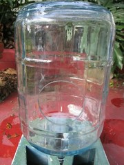 Great Terrarium True Vintage Crisa 5 Gallon Glass Bottle Unique 4&Prime; Diam.Hole