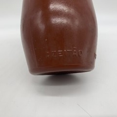 VTG 1980 JM Da Fonseca Azeitao Portugal Rust Brown Painted Glass 9&Prime; Wine Bottle