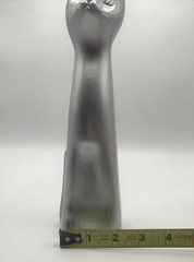 SILVER 2014 RHEINHESSEN GERMANY RIESLING HAPPY CAT EMPTY BOTTLE 13&Prime; TALL