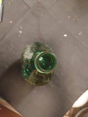 Vtg United Vintners 4555 half Gallon Green Glass Bottle/Established -1881