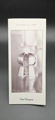 Cuvee Dom Perignon Vintage 1992 Empty 750ML Bottle w/ Case & Millenium Cork Book