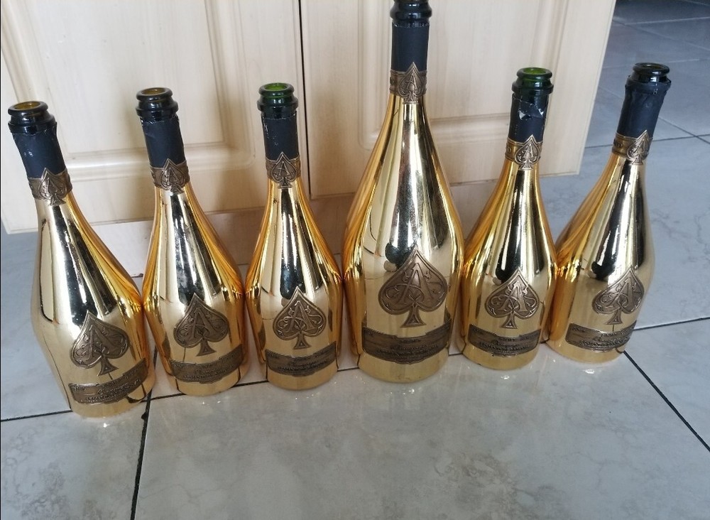 Armand De Brignac Ace of Spades GOLD: EMPTY Champagne Bottle 750 ml