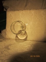 Mackinac Bridge Clear Stem Wine Glass