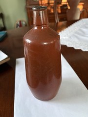 J.M. Da Fonseca Azeitão Vintage Glass Bottle 9 Inches Tall