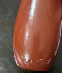 Vintage Bottle J.M. da Fonseca Lisboa Lancers SUCRS Brown on Clear 12oz 1960&rsquo;s