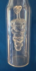 Vtg Collezione Millennio Alexander Society Hand Blown Glass Wine Bottle ,no Lid