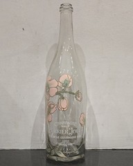 Vintage 1997 Perrier Jouet Rose Floral Champagne Empty Bottle Jeroboam 3L