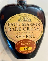 PAUL MASSON Heart-Shaped Rare Cream California Sherry 750 ml Bottle Cuvee 301C