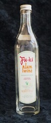 VTG Fu-ki Japanese Plum Wine Glass Bottle, Produced & Bottled in Japan, Empty