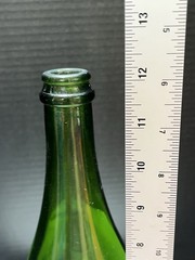 Vtg Collectible Perrier Jouet Fleur de Champagne Painted Bottle Empty No Label