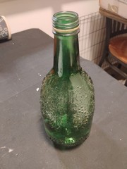 Vtg United Vintners 4555 half Gallon Green Glass Bottle/Established -1881
