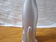 Vtg 2002 Happy Cat Silver Moselland Rheinhessen Riesling Glass Wine Bottle