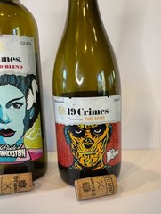 19 Crimes The Mummy Frankenstein Bride of EMPTY Wine Bottles Lot Of 3 With Corks