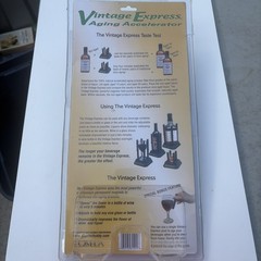 New Vintage Express Aging Accelerator For Whiskey & Wine NEW IN PACKAGE