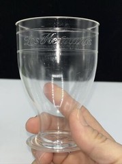 Rare Vintage 1976 Wine World Mini Green Glass Bottle 6.3 fl.oz. With Wine Cup