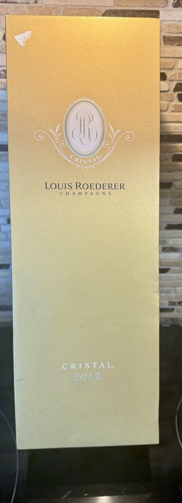 Louis Roederer Cristal 2012 Vintage Champagne box empty gift display box