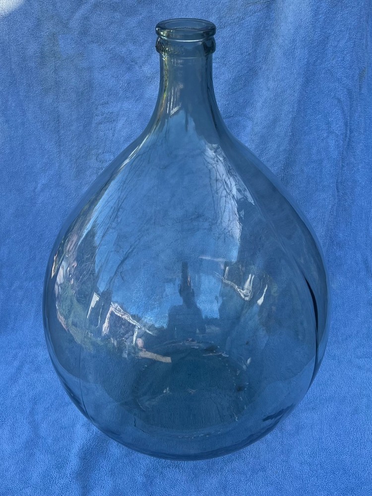 Vintage Ambrosio 15 Gal Glass Demijohn – Italian Wine Jug