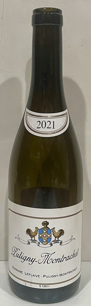 2021 DOMAINE LEFLAIVE PULIGNY-MONTRACHET WHITE WINE 750ML EMPTY BOTTLE-FRANCE